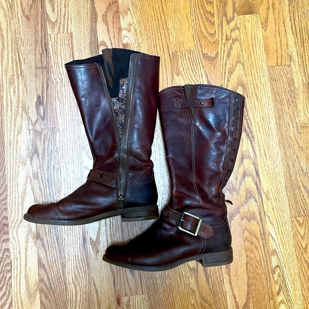 Tall Timberland Leather Boots